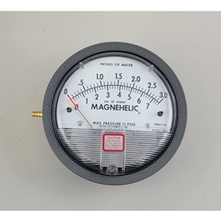 0-3 Magnehelic Gauge & Mouthpiece Adapter Assy