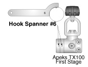 Apeks TX100 Hook Spanner
